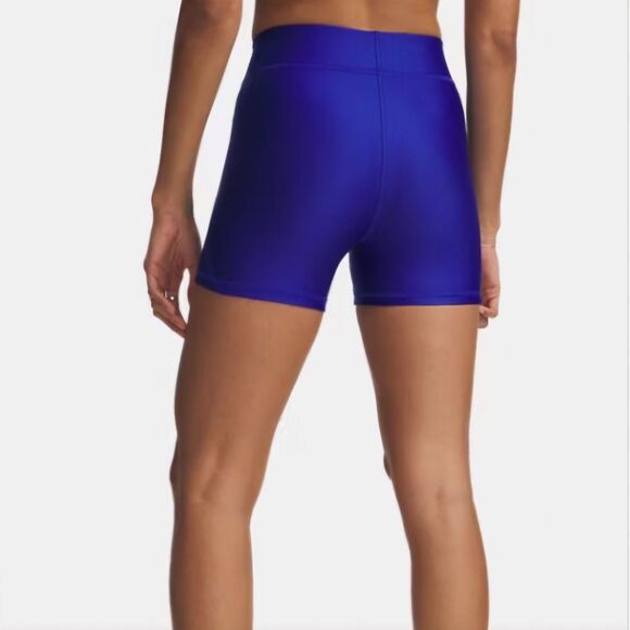Under Armour Women's Team HeatGear Compression 4" Shorty Shorts Size 2XL NWT - Picture 3 of 14